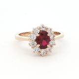 Bague Paulette rouge