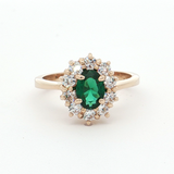 Bague Paulette verte