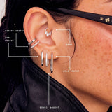 Boucles d'oreilles Lana argent