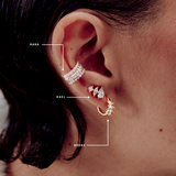 Boucles d'oreilles Brune