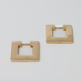Boucles d'oreilles Carré
