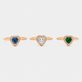 Bague Clover bleue