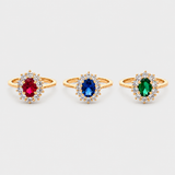 Bague Paulette rouge