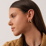 Boucles d'oreilles Carré