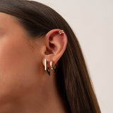 Boucles d'oreilles Carré