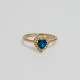 Bague Clover bleue