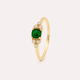 Bague Maya verte
