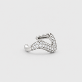 Earcuff Brenda sertie argent