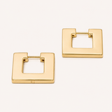 Boucles d'oreilles Carré