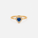 Bague Clover bleue