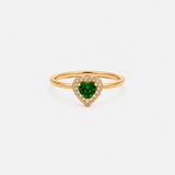 Bague Clover verte