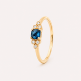 Bague Maya bleue