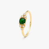 Bague Maya verte