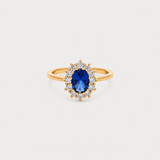 Bague Paulette bleue