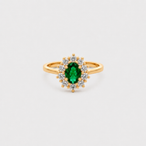 Bague Paulette verte